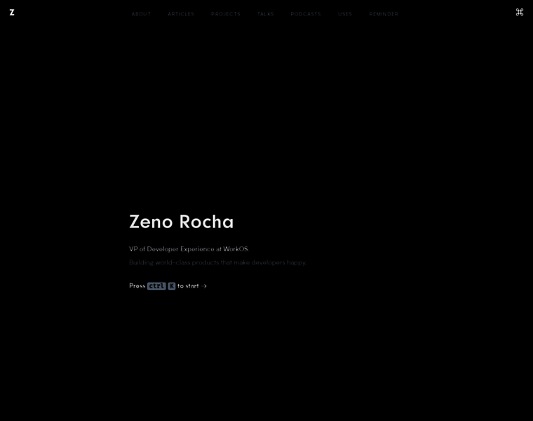 Zenorocha.com thumbnail