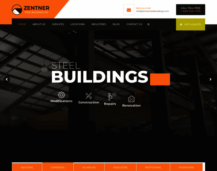 Zentnersteelbuildings.com thumbnail