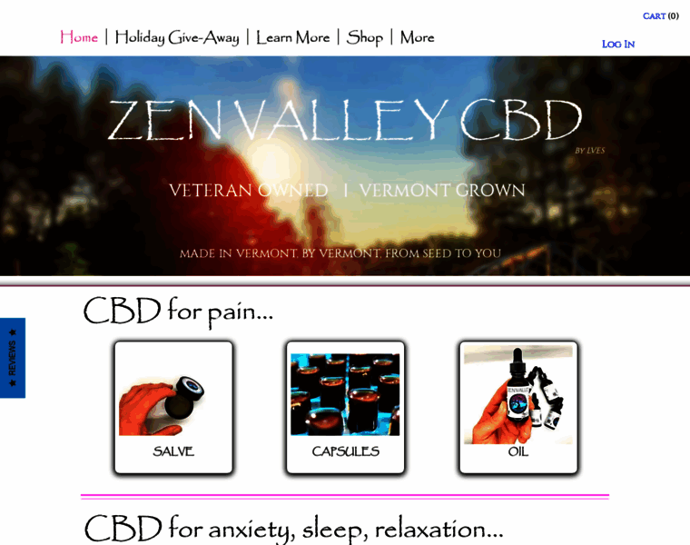 Zenvalleycbd.com thumbnail