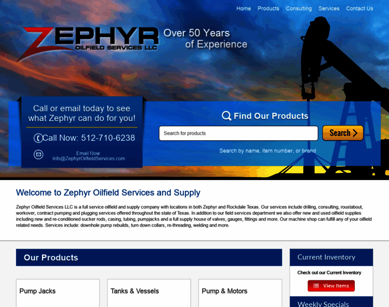 Zephyroilfieldservices.com thumbnail
