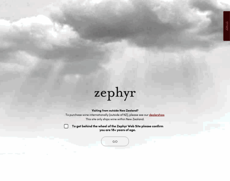 Zephyrwine.com thumbnail