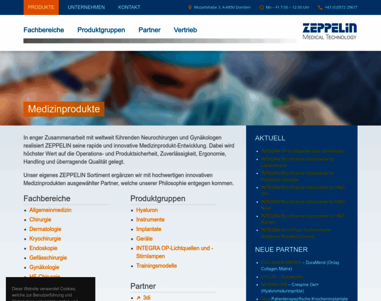 Zeppelin-medical.com thumbnail