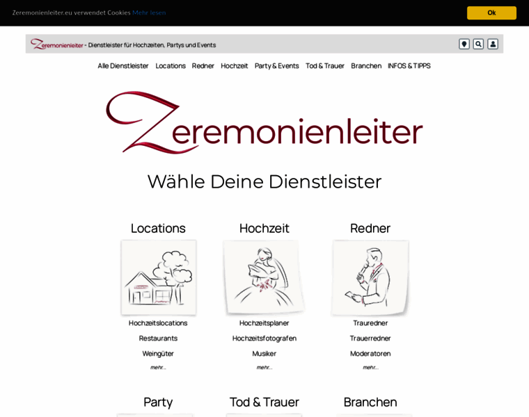 Zeremonienleiter.com thumbnail