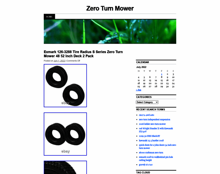 Zero-turn-mower.org thumbnail