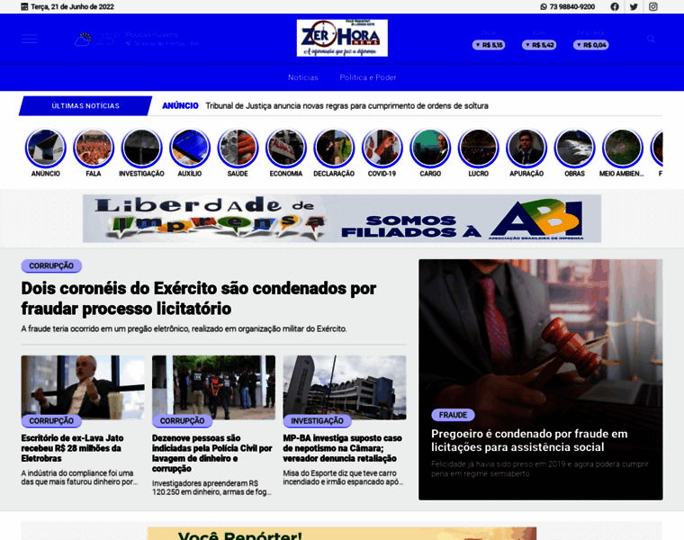Zerohoranews.com.br thumbnail