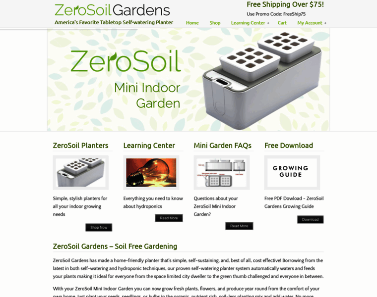 Zerosoilgardens.com thumbnail