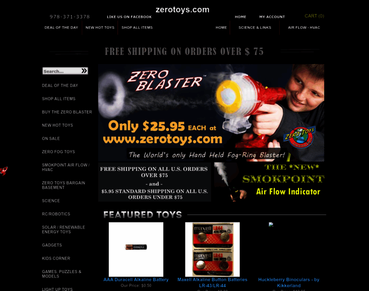 Zerotoys.com thumbnail