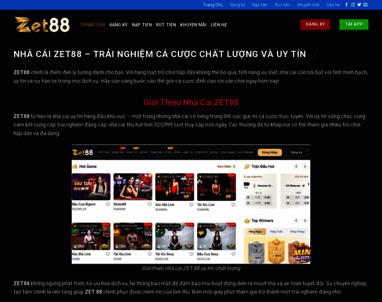 Zet88.cfd thumbnail