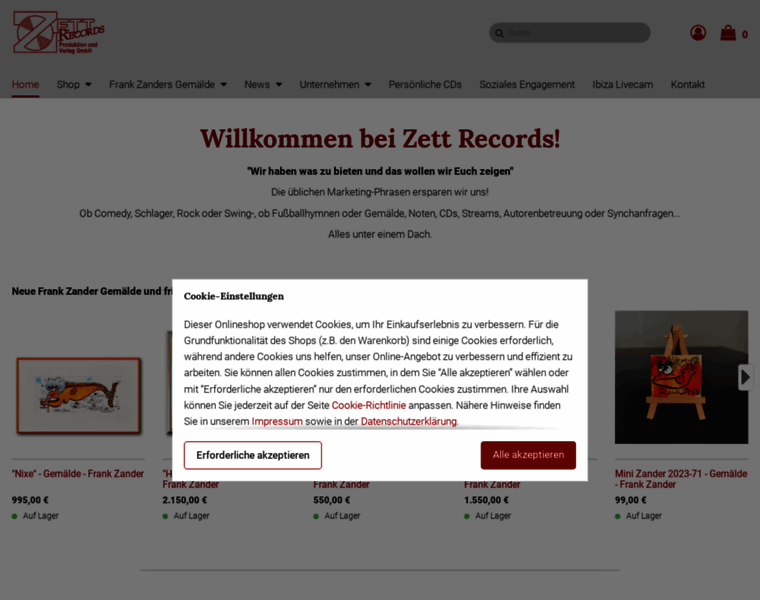 Zett-records.de thumbnail