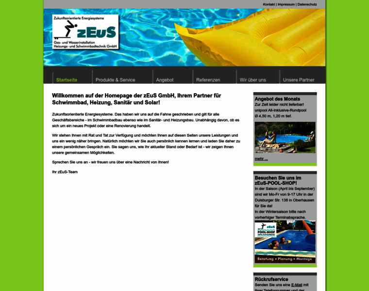 Zeus-schwimmbad.de thumbnail