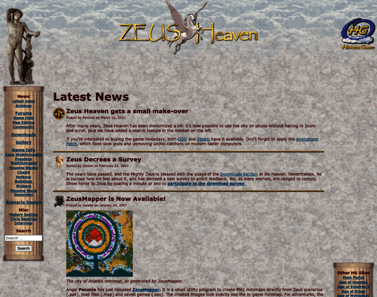Zeus.heavengames.com thumbnail