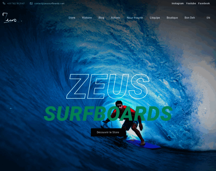 Zeussurfboards.com thumbnail