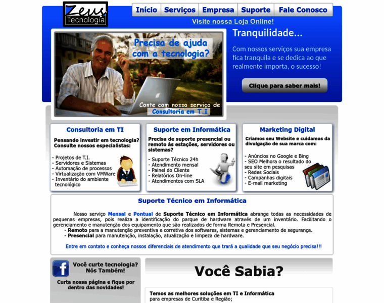 Zeustecnologia.com.br thumbnail