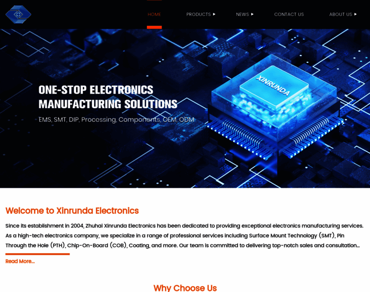 Zhxinrundatech.com thumbnail
