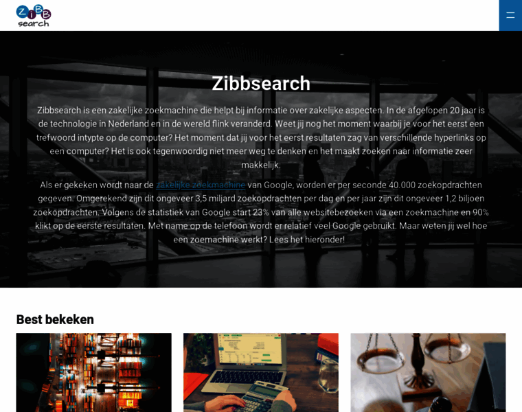 Zibbsearch.nl thumbnail