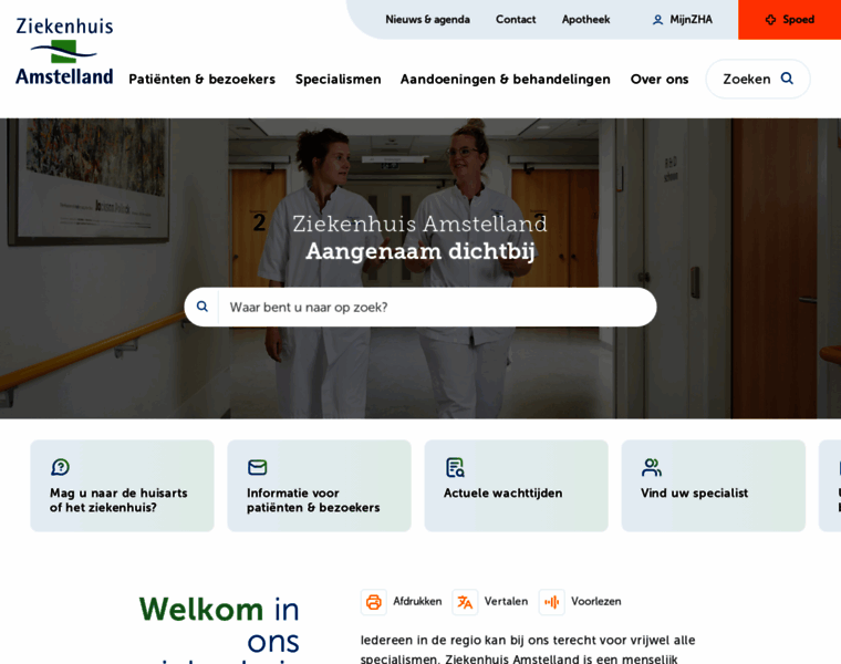 Ziekenhuisamstelland.nl thumbnail