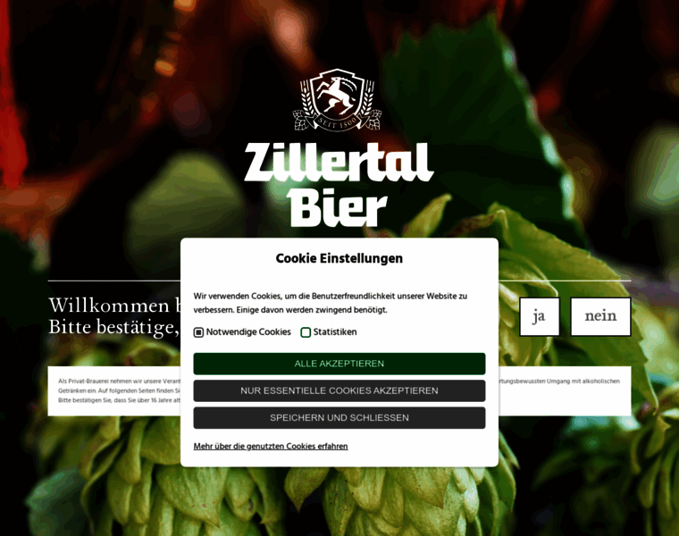 Zillertal-bier.at thumbnail