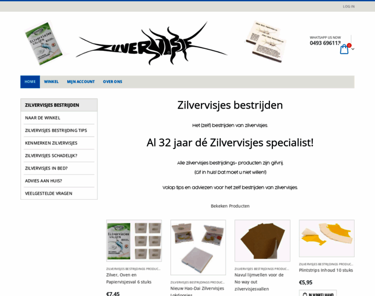 Zilvervisje.nl thumbnail