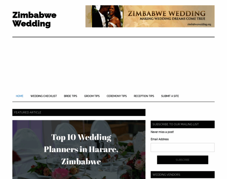 Zimbabwewedding.org thumbnail