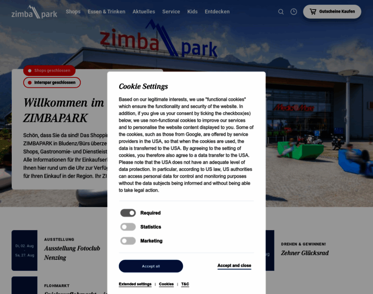 Zimbapark.at thumbnail