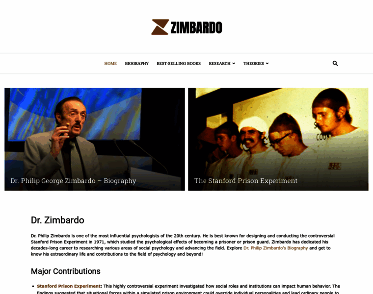 Zimbardo.com thumbnail