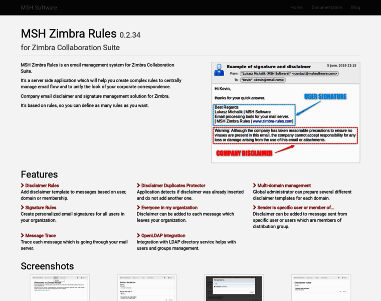 Zimbra-rules.com thumbnail