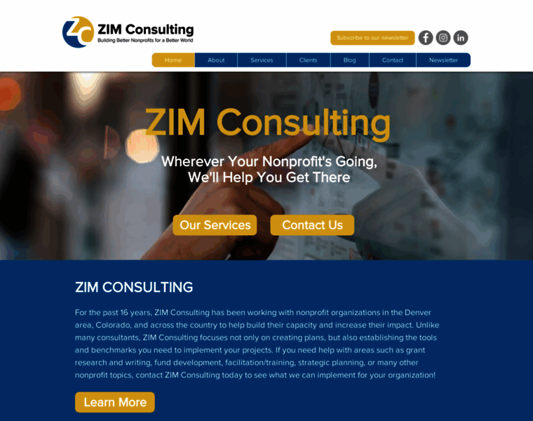 Zimconsulting.com thumbnail