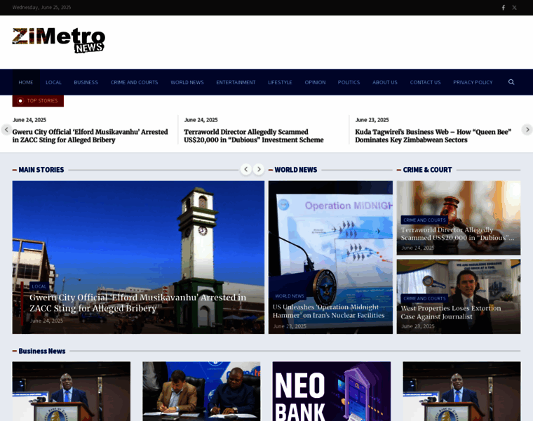 Zimetronews.com thumbnail