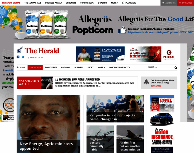 Zimpapers.co.zw thumbnail