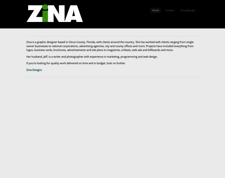 Zina.com thumbnail