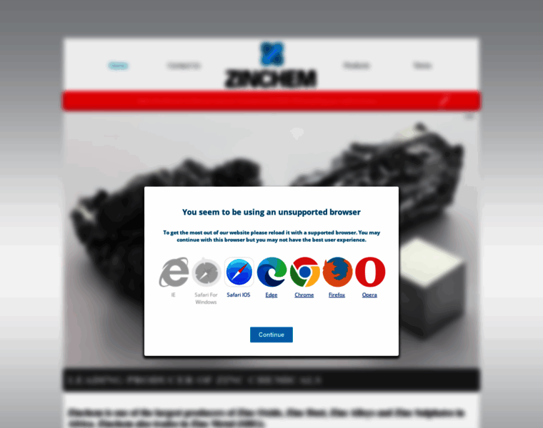 Zinchem.co.za thumbnail