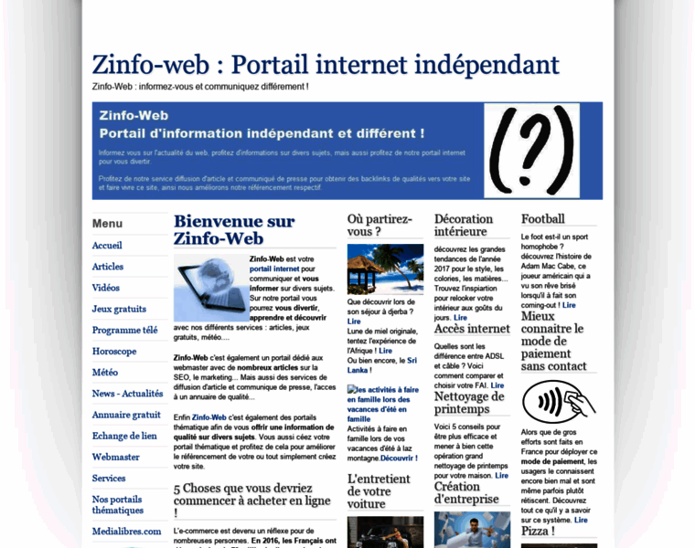 Zinfo-web.com thumbnail