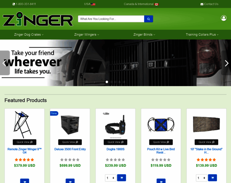 Zingerwinger.com thumbnail