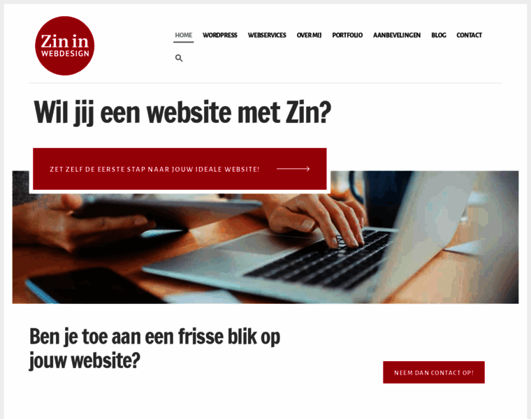Zininwebdesign.nl thumbnail