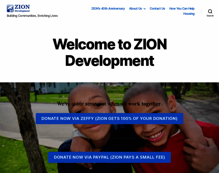 Ziondevelopment.org thumbnail