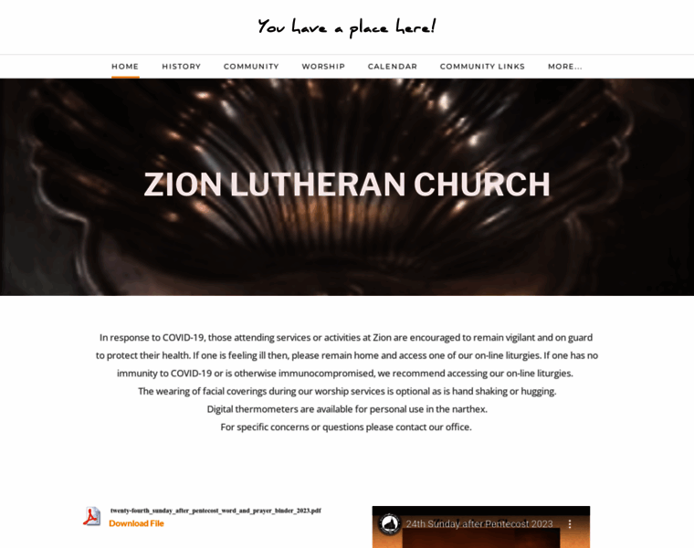 Zionjohnstown.org thumbnail