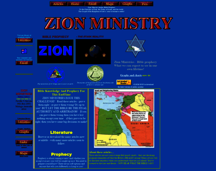 Zionministry.com thumbnail