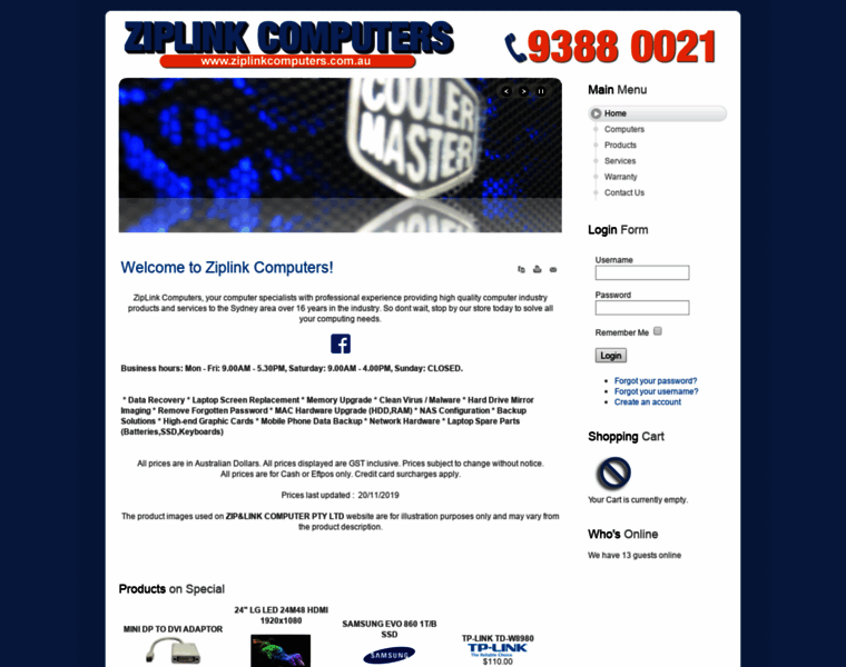 Ziplinkcomputers.com.au thumbnail