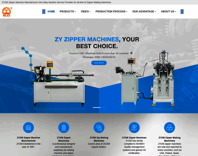 Zipper-machines.com thumbnail