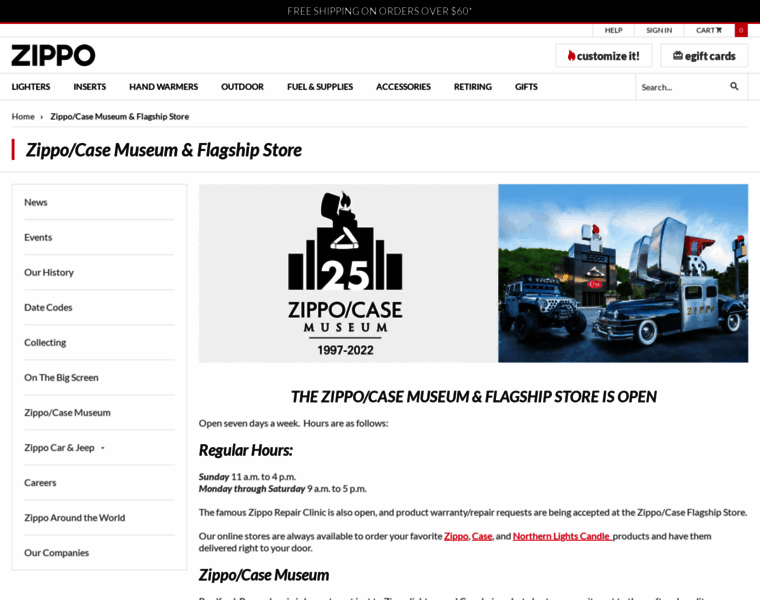 Zippocasemuseum.com thumbnail