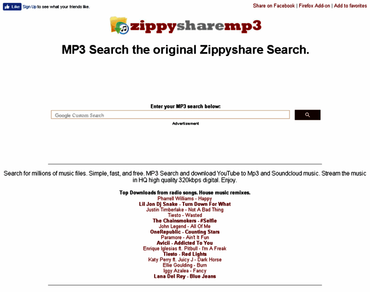 Zippysharemp3.com thumbnail