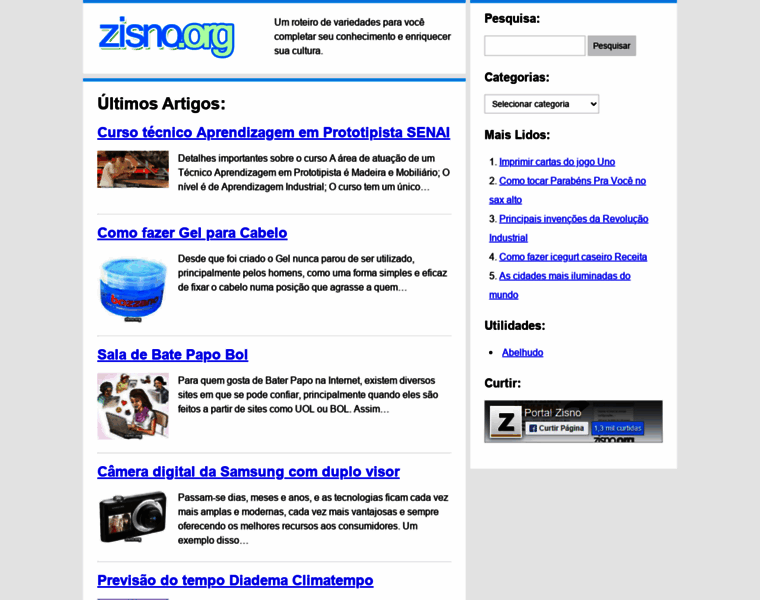 Zisno.org thumbnail