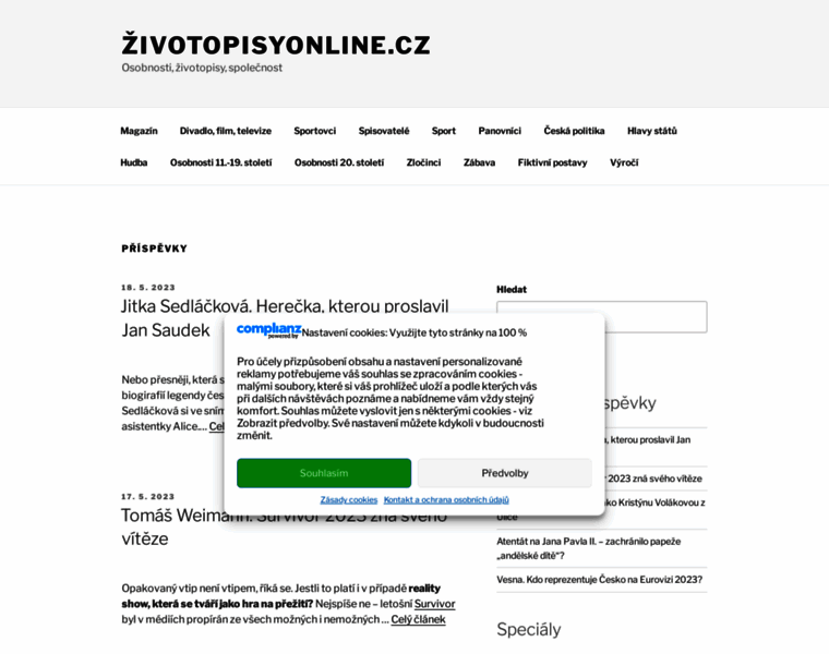 Zivotopisyonline.cz thumbnail