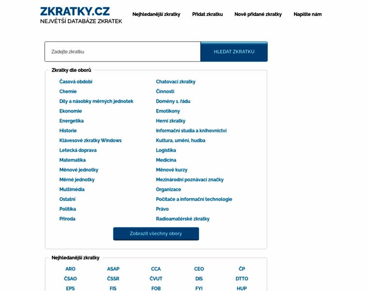 Zkratky.cz thumbnail