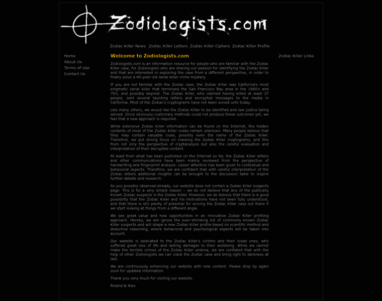 Zodiologists.com thumbnail