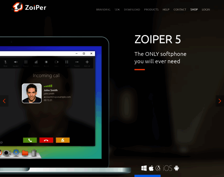 Zoiper.com thumbnail