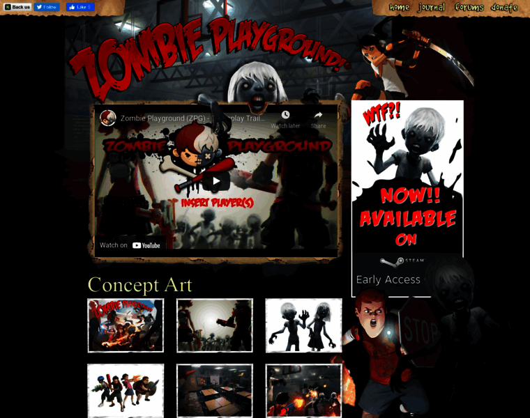 Zombieplaygroundgame.com thumbnail