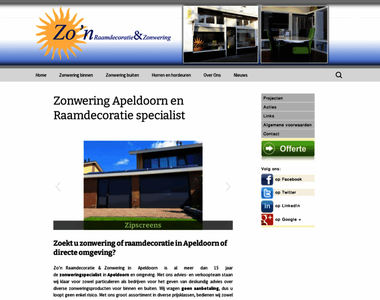 Zon-zonwering.nl thumbnail