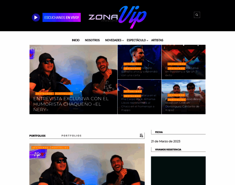 Zonavip.com.ar thumbnail