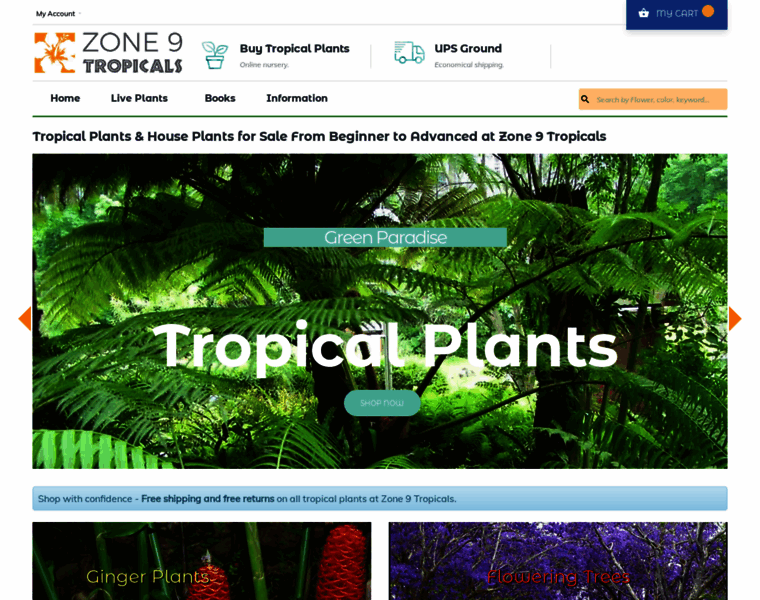 Zone9tropicals.com thumbnail
